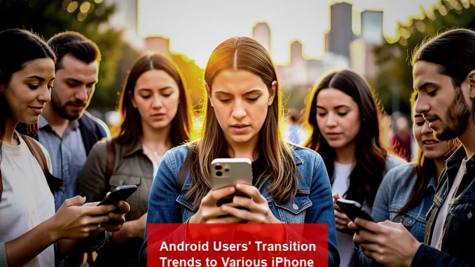 Android Users' Transition Trends to Various iPhone Models Revealed - Digital Media Engineering